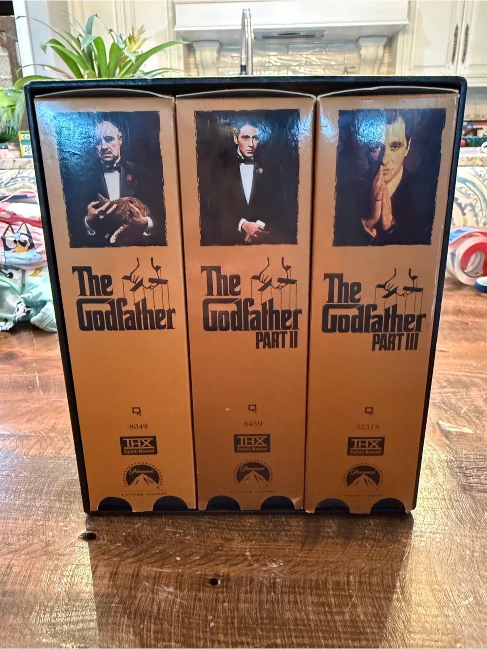 The Godfather Trilogy VHS Box Set - Black & Gold